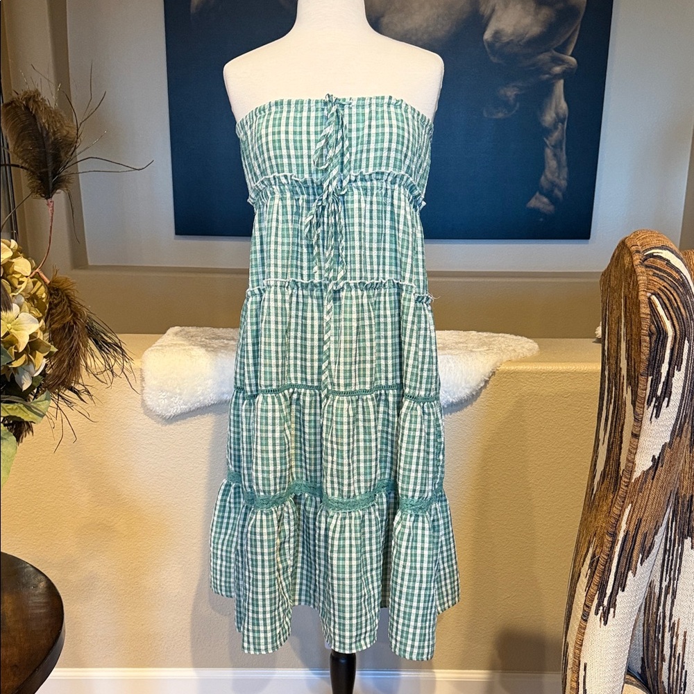 Dress or Skirt Gingham Tiered